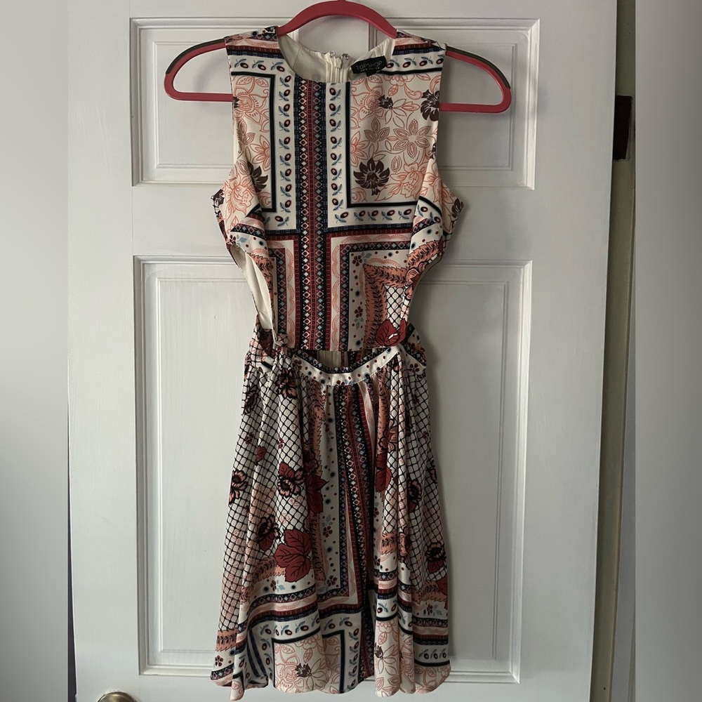 Beautiful Top Shop Patterned Dress